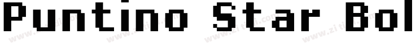 Puntino Star Bold字体转换